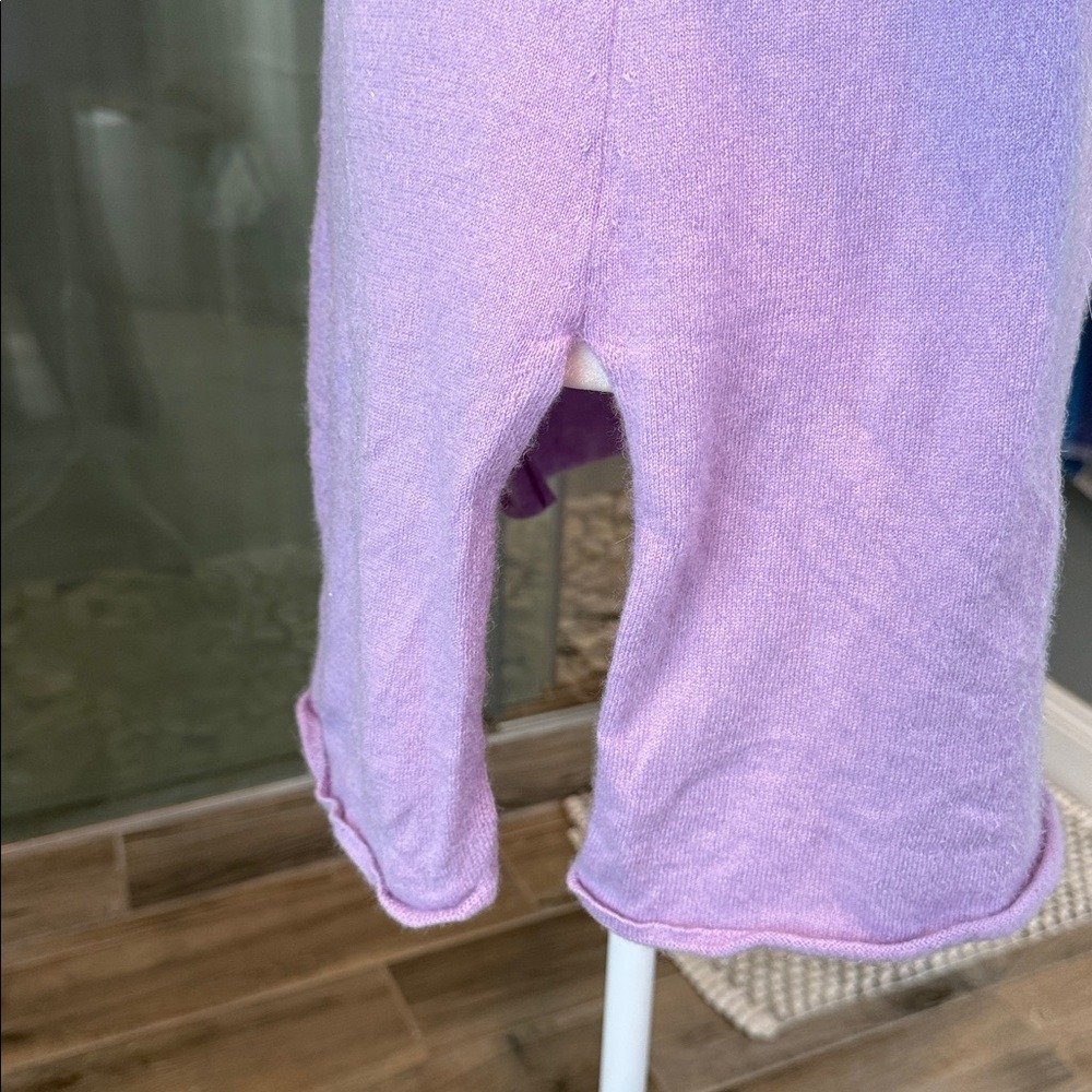 J. McLaughlin Soft‎ Pastel Purple Cashmere Open Front Cardigan Size Medium - Picture 5 of 9